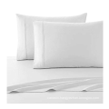 600 Thread Count 100% Cotton Sheet Pure White Queen Sheets Set 4-Piece Long-Staple Combed Pure Cotton Best Sheets for Bed